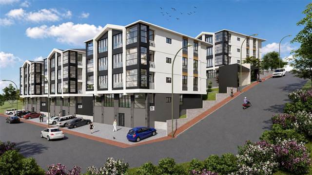 Alfa Tepe XL — cadde köşesi (3B görsel)