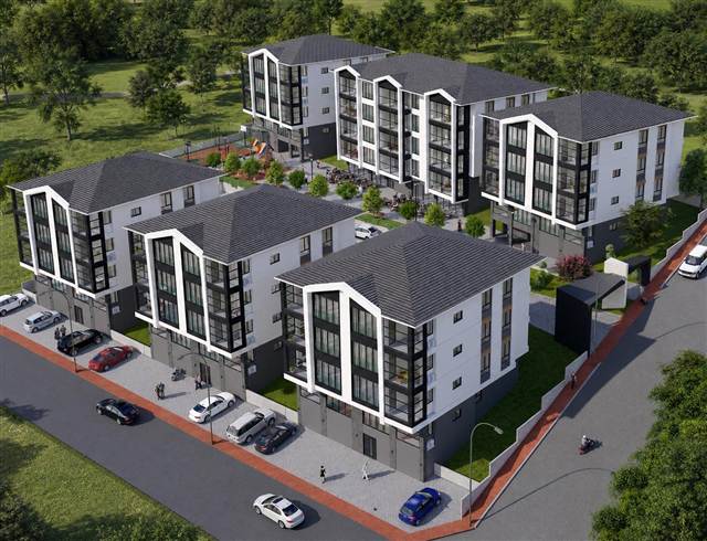 Alfa Tepe XL — havadan site geneli (3B görsel)