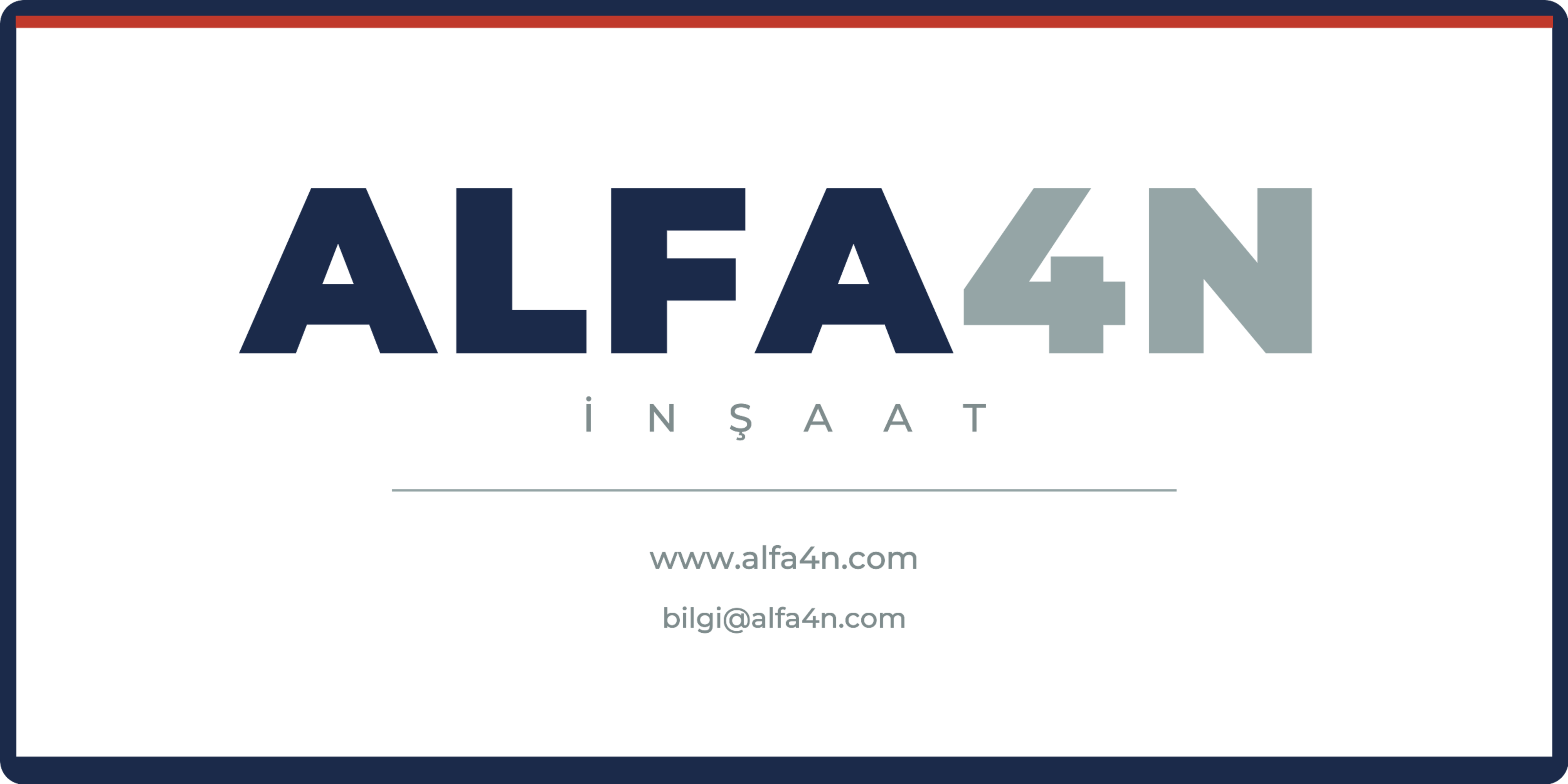 Alfa4N şantiye panosu logo